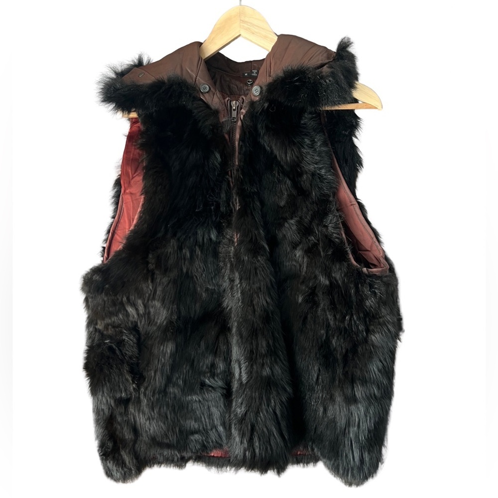Genuine Fur & Leather Vest Mobwife Luxury - Picture 1 of 7